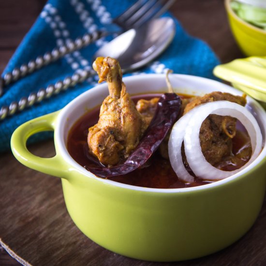 Goan style chicken vindaloo