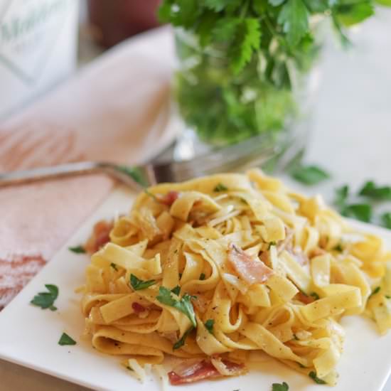 Fettuccini Carbonara