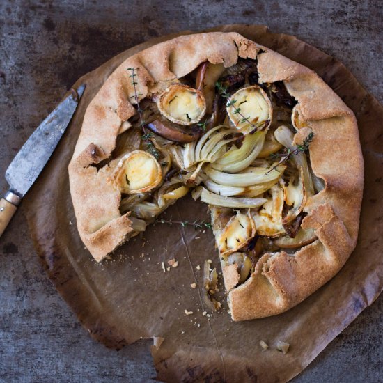 Fennel & Apple Galette