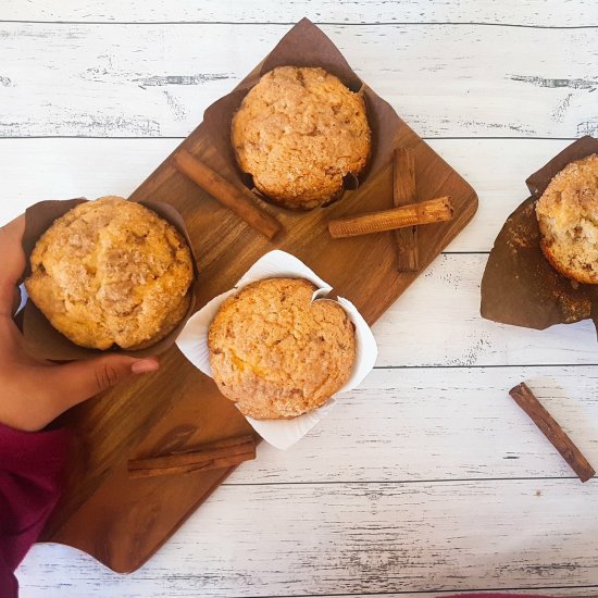 Cinnamon crunch muffins