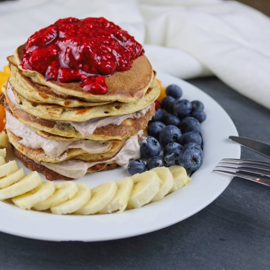 Healthy Curd-Pancakes