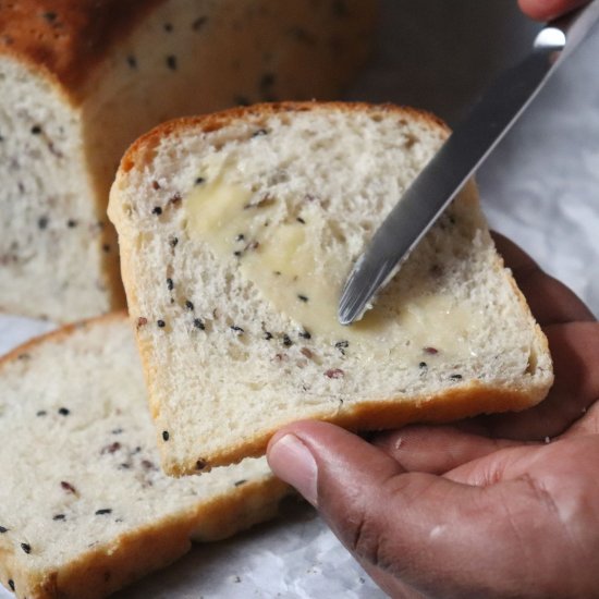 White Sandwich Bread Loaf