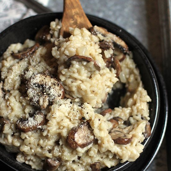 Creamy Mushroom Risotto