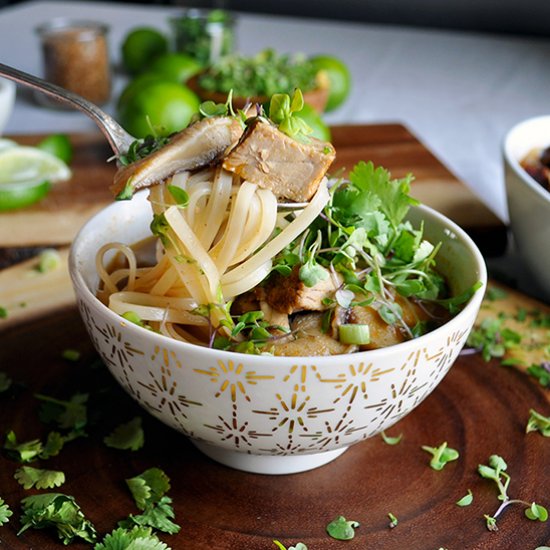 Thai Pork and Noodle Soup