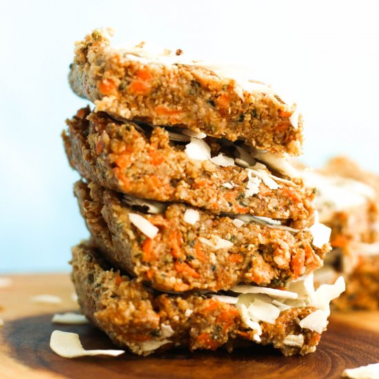 No Bake Carrot Cake Bars