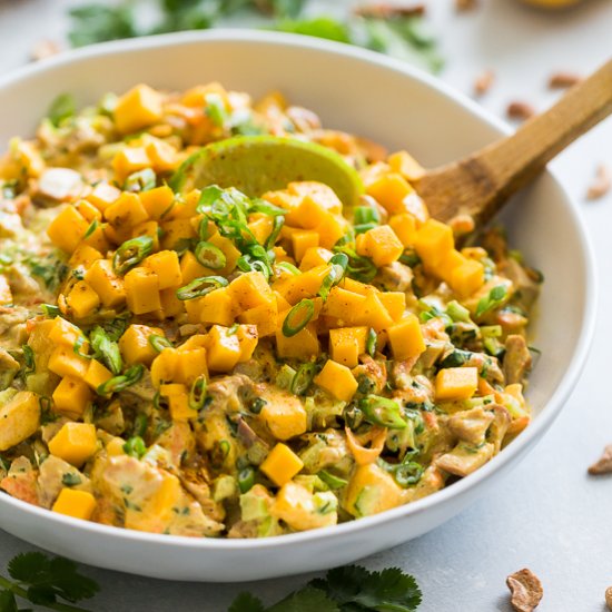 Curried Mango Chicken Salad