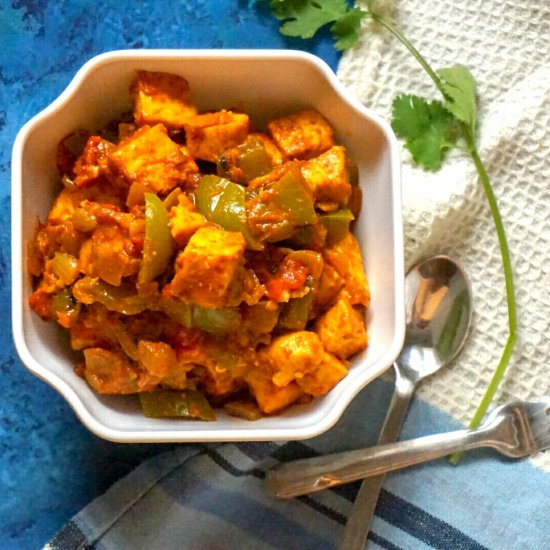 Paneer Capsicum Curry