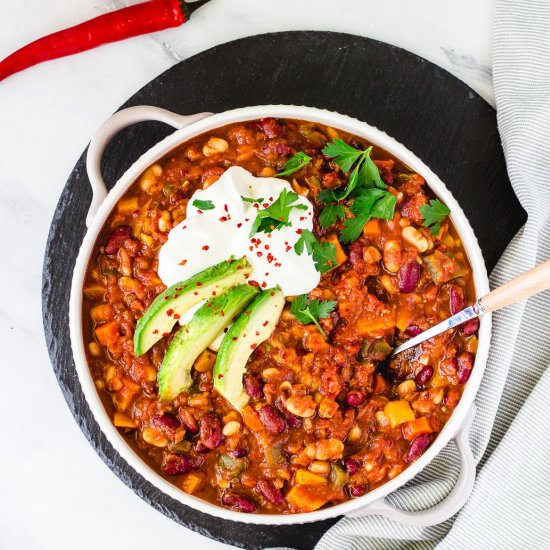 Vegan Sweet Potato Chili