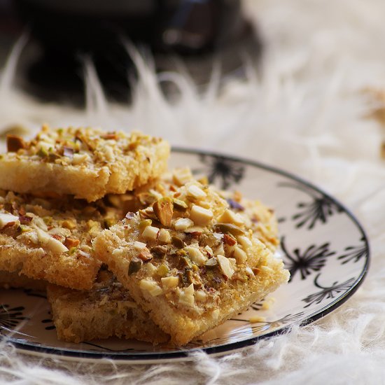 Crispy Sweet Bread Toast