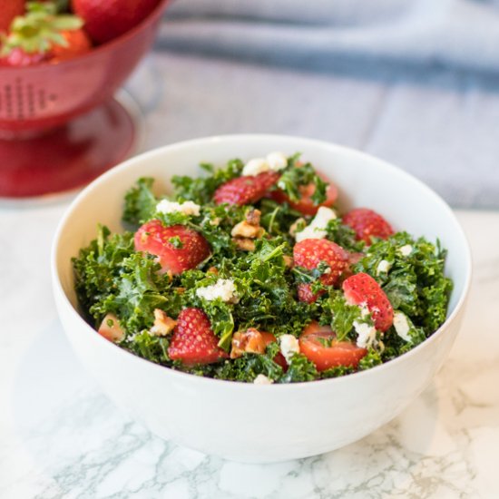 Strawberry Kale Salad