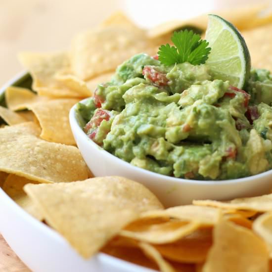 Homemade Chunky Guacamole