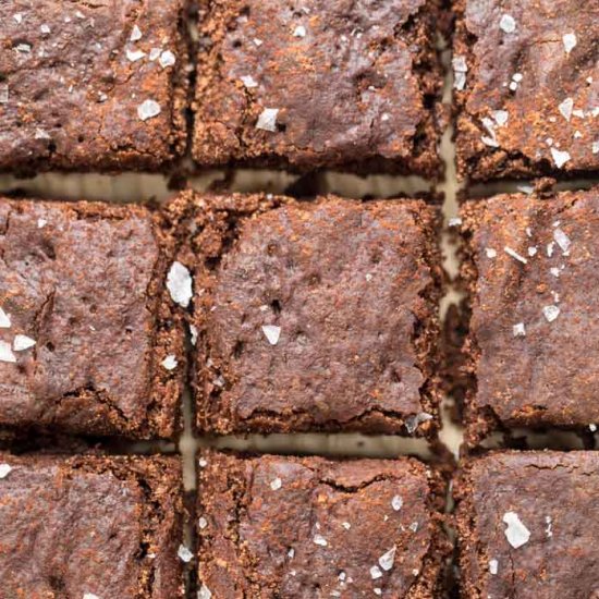 Healthy Vegan Nutella Brownies