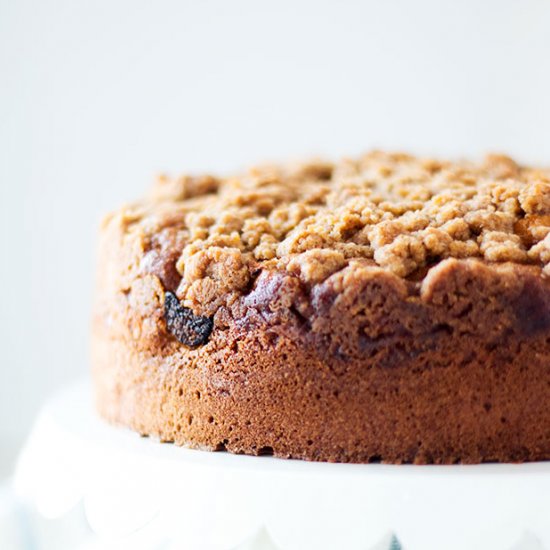 rhubarb coffee cake