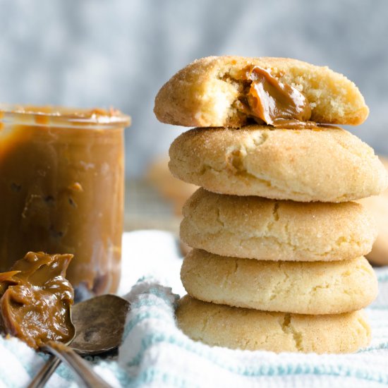 Dulce de leche filled Snickerdoodle