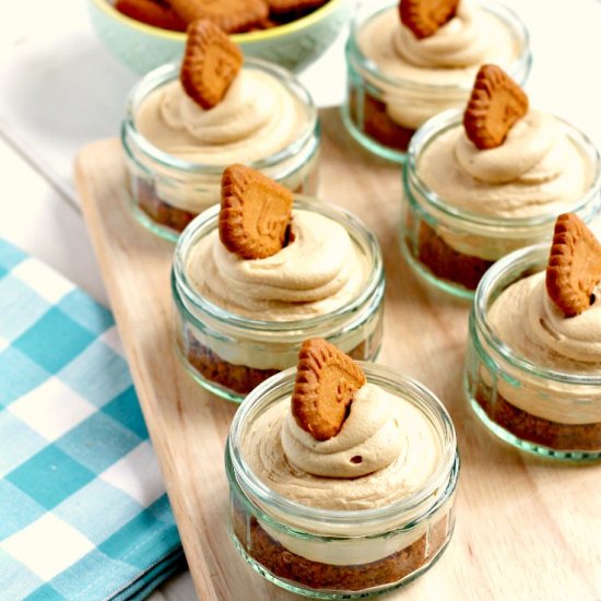 No Bake Biscoff Cheesecakes