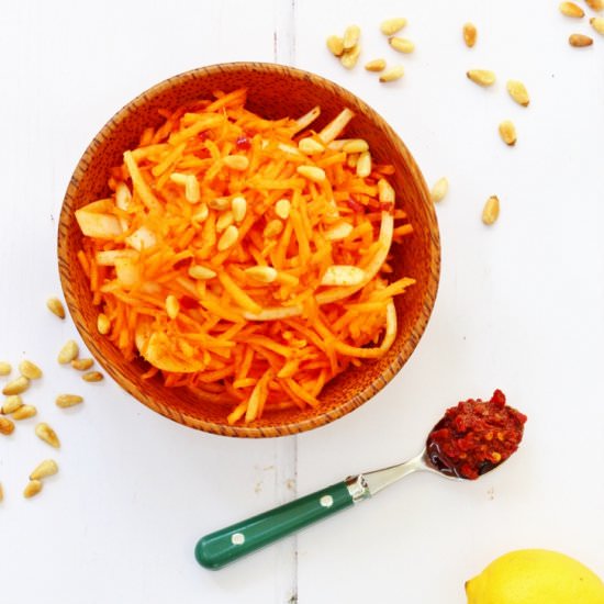 Harissa Carrot Salad