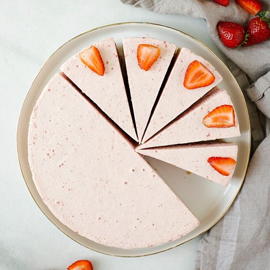 Strawberry Icebox Pie