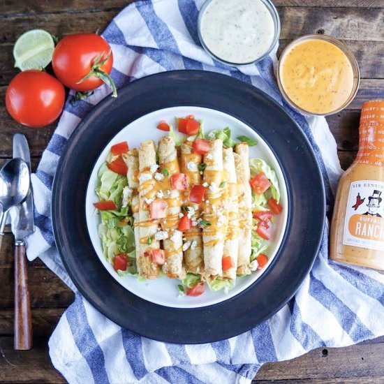 Buffalo Chicken Taquitos