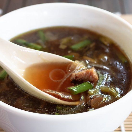 Japanese Onion Soup with Mushroom