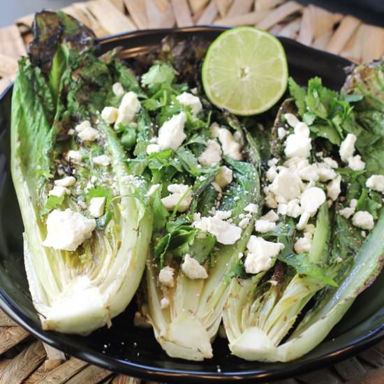 Not Your Usual Grilled Romaine