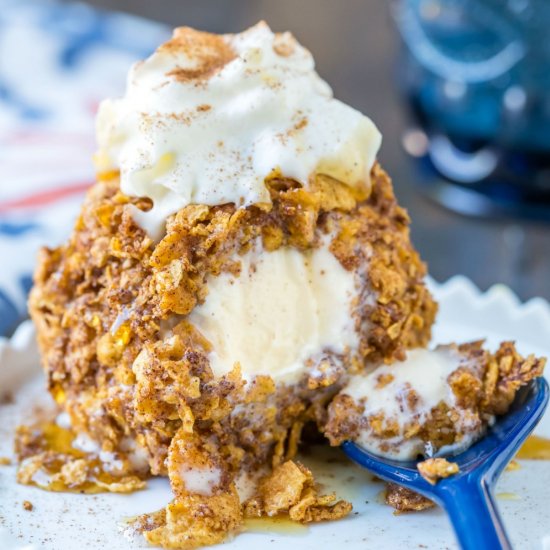 No-Fry Fried Ice Cream