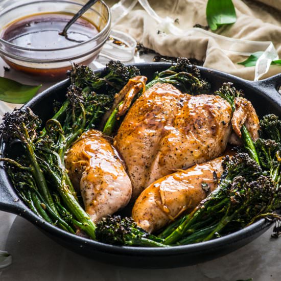 Smoked Oolong Roast Chicken