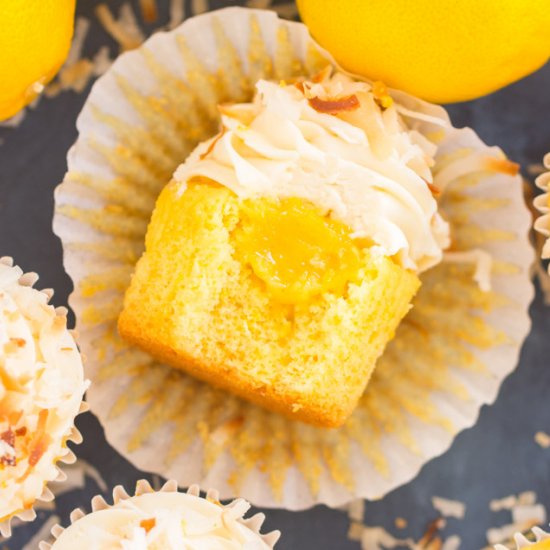 Lemon Coconut Cupcakes