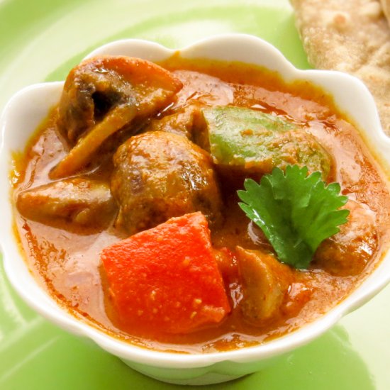 Restaurant Mushroom & Capsicum Gravy