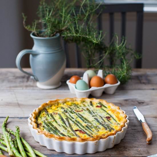 Asparagus and Bacon Quiche