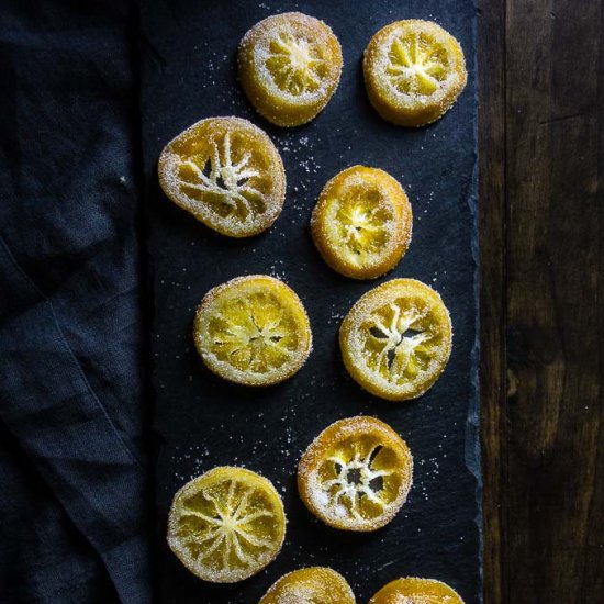 Candied lemon Slices