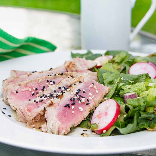 Grilled Ahi Tuna Salad