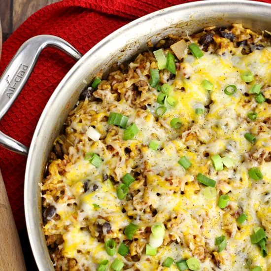 Southwest Beef & Rice Skillet Meal