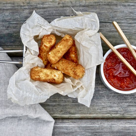 Homemade Mozzarella Sticks