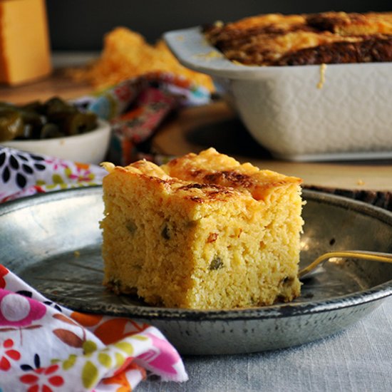 Cheddar Jalapeño Cornbread