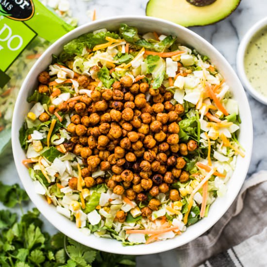 Roasted Chickpea Chopped Salad