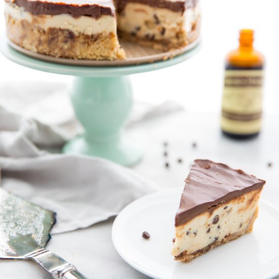 no bake cookie dough cheesecake