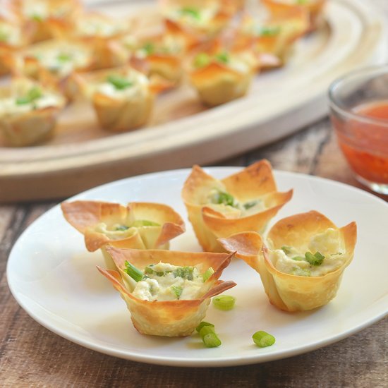 Crab Rangoon Wonton Cups