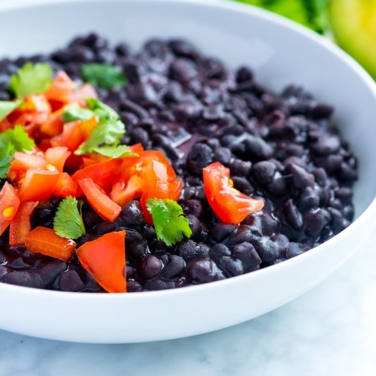 Easy Creamy Coconut Black Beans