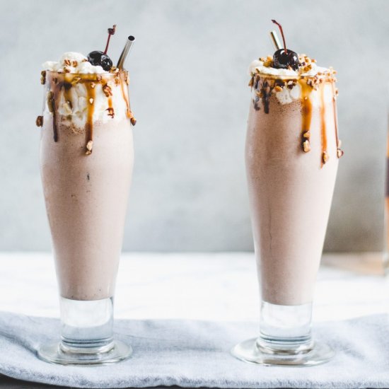 Chocolate Bourbon Milkshake