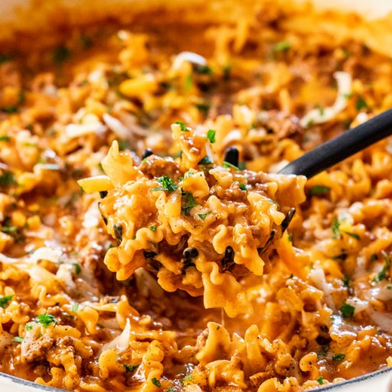 Cheesy Taco Pasta