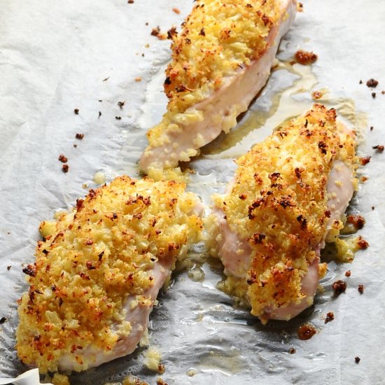 Cauliflower Crusted Chicken