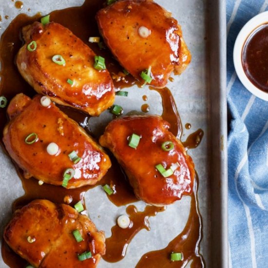 Honey BBQ Pork Chops