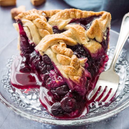 Vegan Blueberry Pie