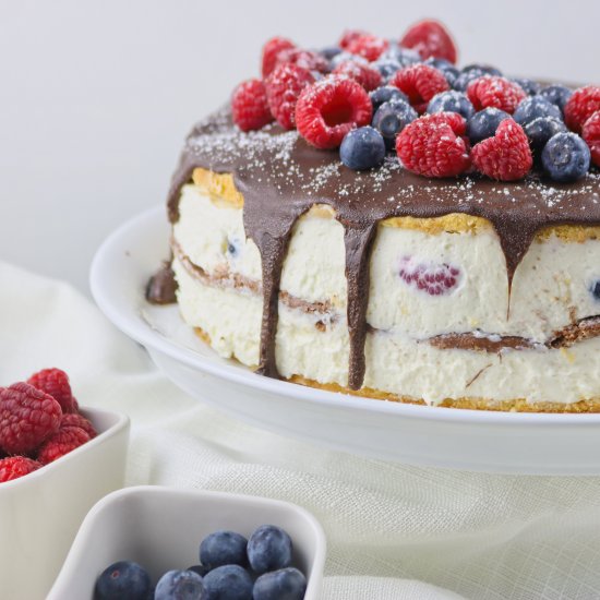 Very-Berry Naked Cake