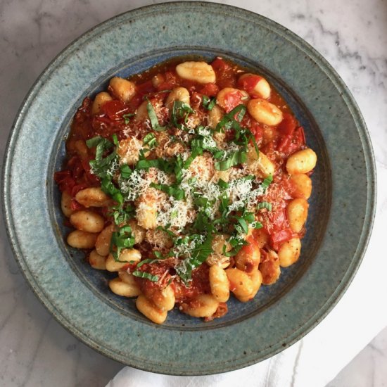 Gnocchi with Bacon & Tomato