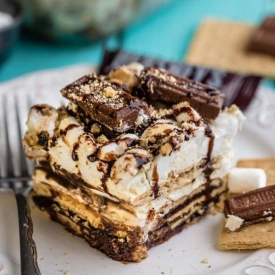 No Bake S’mores Icebox Cake