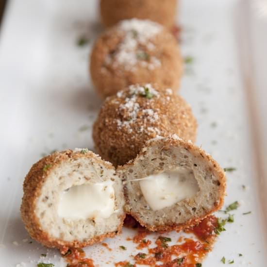 Deep Fried Chicken Meatballs