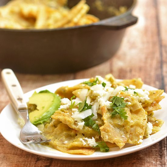 Chilaquiles with Salsa Verde