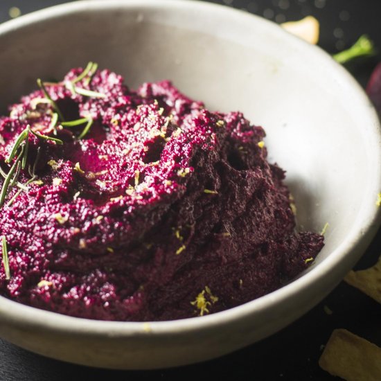 THE BEST BEET HUMMUS