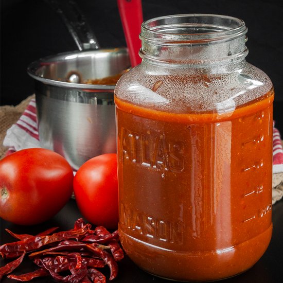 Indonesian bottled chili sauce